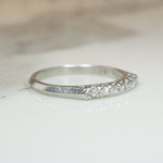 Beautiful Vintage Birks Platinum & Diamond Band