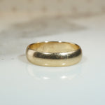 The Perfect Vintage 1950's Gold Wedding Band