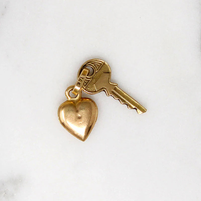 Key to Your Heart 14k Gold Italian Charm