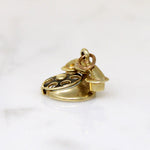 "Hello, I Love U" 14k Gold Rotary Phone Charm