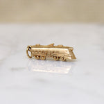 Train Engine Charm in 14k Gold