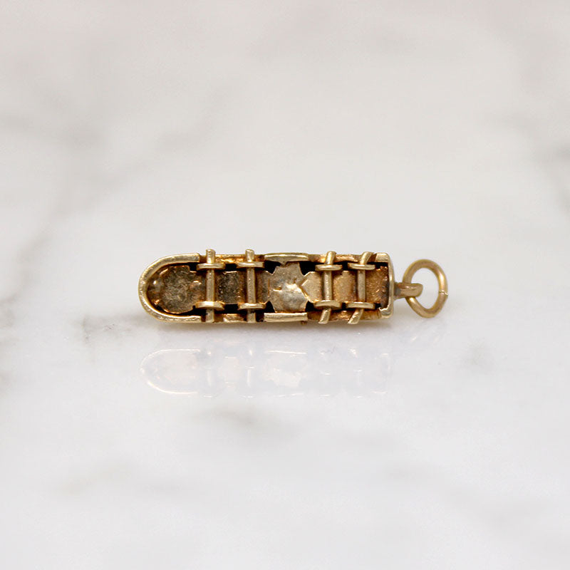 Train Engine Charm in 14k Gold