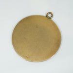 Engraved 14k Gold Calendar Pendant