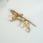 Gorgeous Gold English Pointer Dog Charm