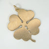 Lucky Four-Leaf Clover Charm in 14k Gold