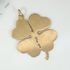 Lucky Four-Leaf Clover Charm in 14k Gold