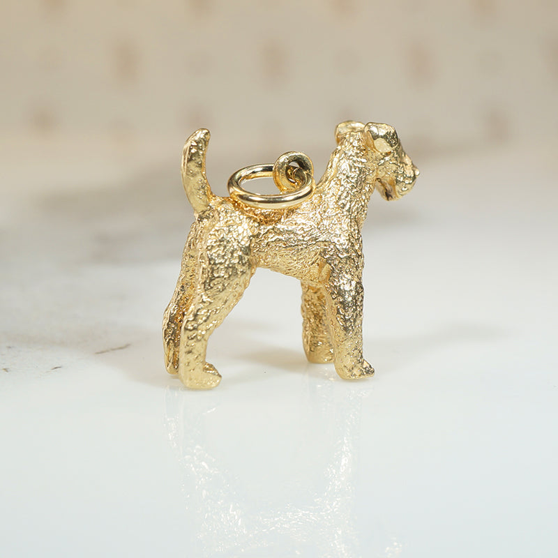 Adorable Scamp 14k Gold Terrier Charm