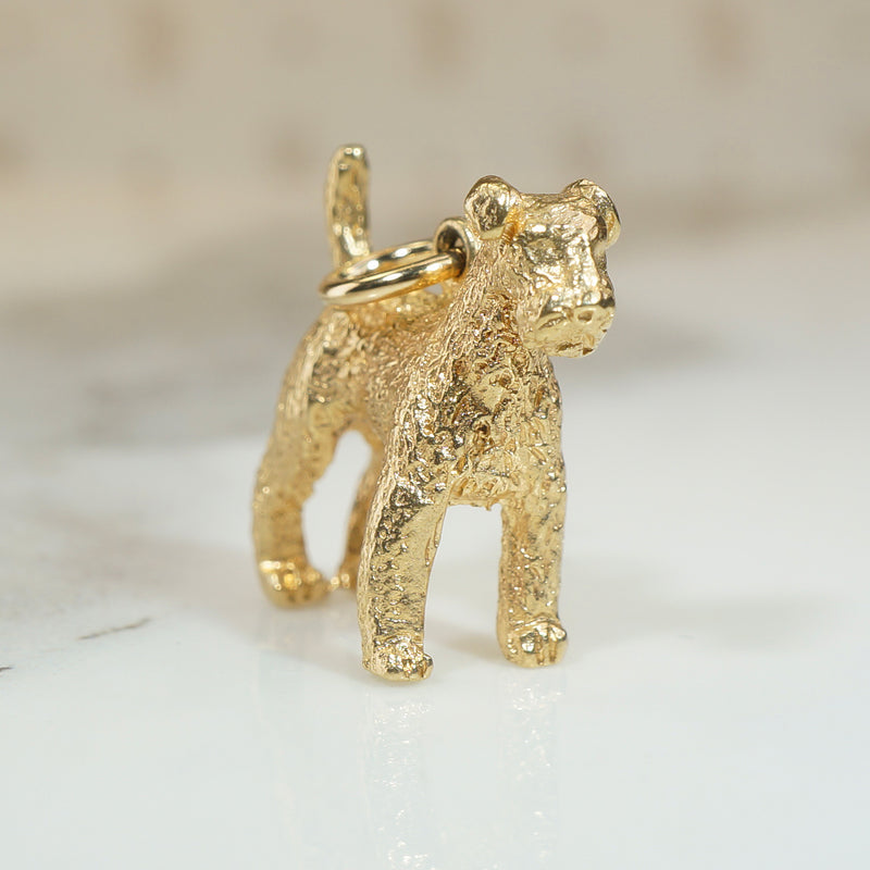 Adorable Scamp 14k Gold Terrier Charm