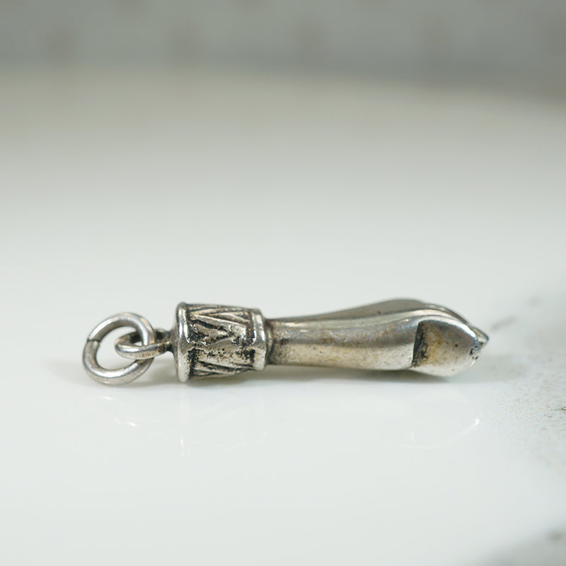 Vintage Sterling Silver Figa Charm 