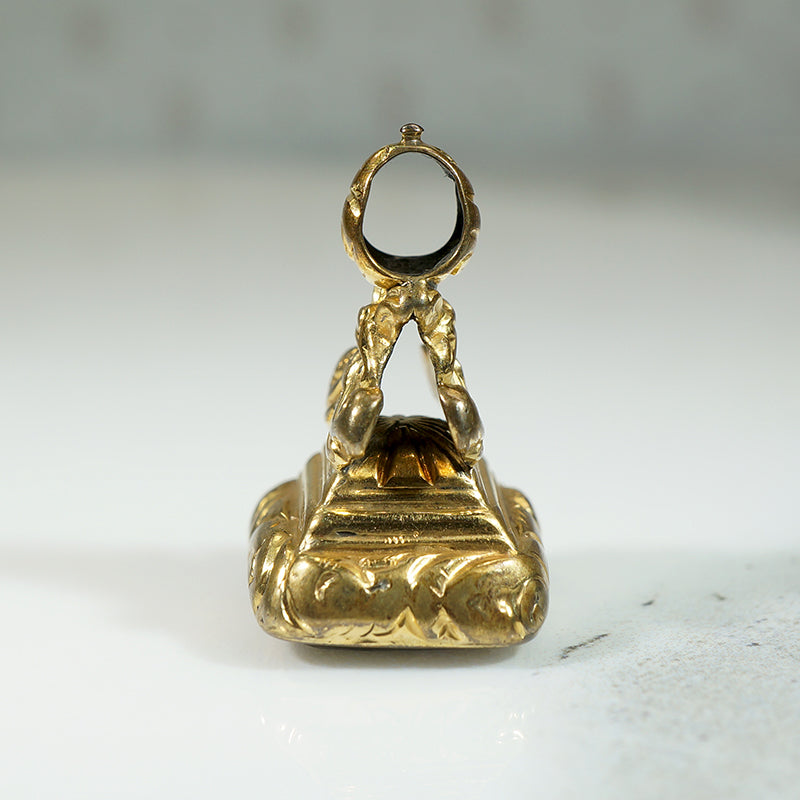 "Choose Love" Victorian Fob with Devilish Cherub