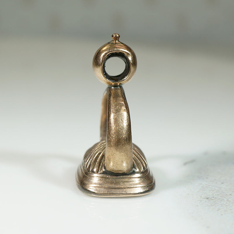 Refined Greek Revival Fob with Tall Ship Seal