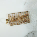 Tally Up 14k Gold Abacus Charm