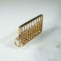 Tally Up 14k Gold Abacus Charm