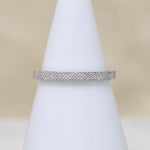 Elegant Engraved Platinum Band