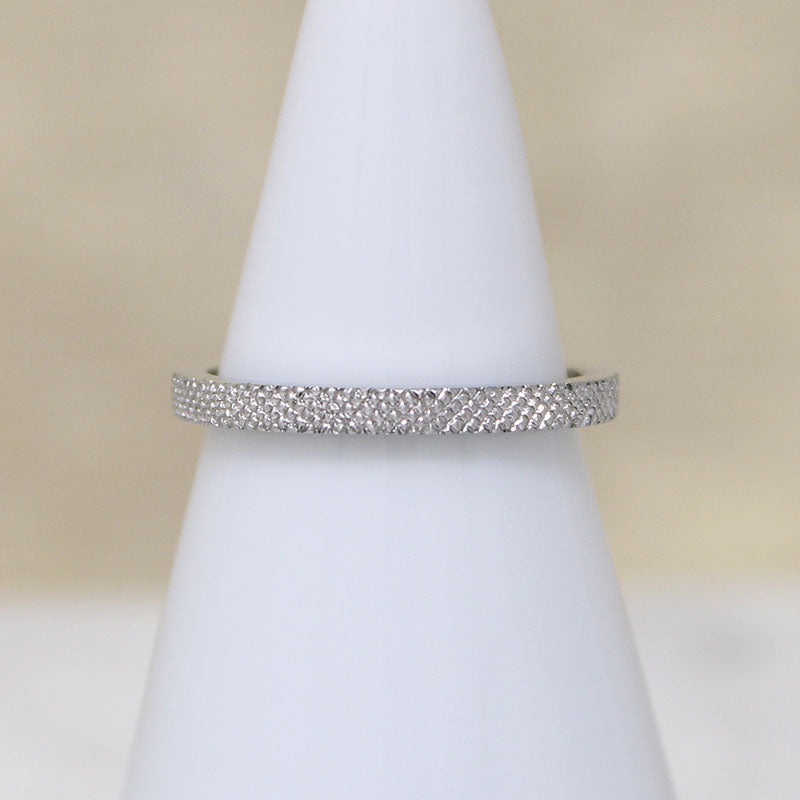 Elegant Engraved Platinum Band