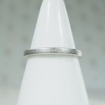 Elegant Engraved Platinum Band