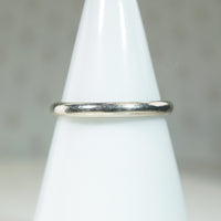 Classic 14k White Gold 2mm Wedding Band