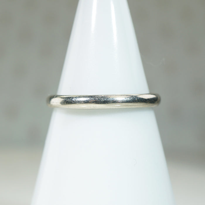 Classic 14k White Gold 2mm Wedding Band