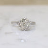 Proud Art Deco Diamond Cluster Ring