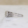 Proud Art Deco Diamond Cluster Ring