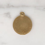 Libra's Scale 14k Gold Pendant Signed Cini