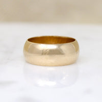 Wonderfully Wide 18k Gold Wedding Band