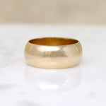 Wonderfully Wide 18k Gold Wedding Band