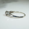 Vintage 1940s White Gold OEC Engagement Ring