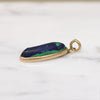 Captivating Azurite in 14k Gold Charm