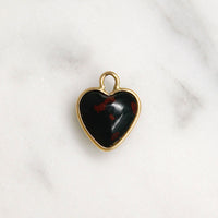 Protection Talisman Bloodstone Heart Charm