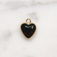 Protection Talisman Bloodstone Heart Charm