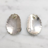 Sterling & Sleeping Beauty Turquoise Stud Earrings