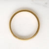 Slim 14k Gold Flat Edged Half Round Band