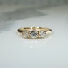 Three Diamond Edwardian Ring