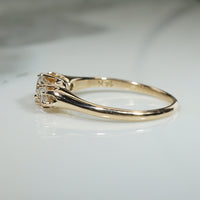 Three Diamond Edwardian Ring