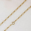 Antique Gold Trombone Link Chain