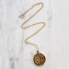 Antique Engraved Opal-Set Locket