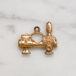 Marsh's Gold Filled Steam Instrument Charm