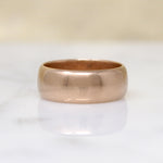 Rosy 14k Gold Wide Band Size 6 by Bowden & Co.