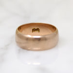 Rosy 14k Gold Wide Band Size 6 by Bowden & Co.
