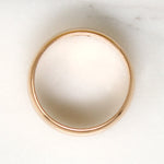 Rosy 14k Gold Wide Band Size 6 by Bowden & Co.