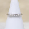 Tasteful Diamond & Platinum Retro Wedding Band