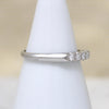 Tasteful Diamond & Platinum Retro Wedding Band