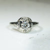 Dreamy Deco Filigree OMC Diamond Ring