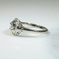 Dreamy Deco Filigree OMC Diamond Ring