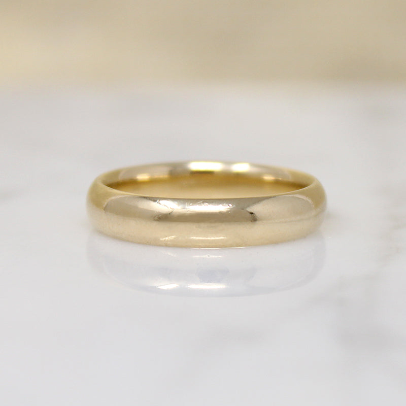 Buttery 14k Gold Size 6 Wedding Band
