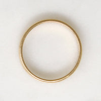 Handsome Light Half Round Gold Band 