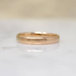 Art Deco Era 14k Gold Half Round Band Size 7.25