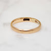 Art Deco Era 14k Gold Half Round Band Size 7.25
