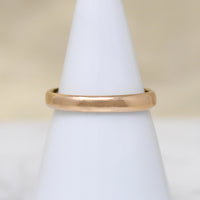 Art Deco Era 14k Gold Half Round Band Size 7.25